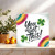 Good Luck Encouragement Card – You Got This! Rainbow & Shamrock Design, 145mm x 145mm Square Greeting Card with Kraft Envelope, Motivational Congrats Exam Job Interview Support