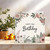 Happy 70th Birthday Card – Floral Botanical Square Greeting, 145mm x 145mm, Blank Inside, Includes Kraft Envelope – Elegant 70th Card for Women or Men