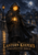Cloaked figure with a glowing smiling amber face and lantern on a rain-dark stone bridge beneath a moonlit skyline.