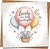 New Baby Granddaughter Greeting Card – Cute Elephant & Balloons Design, 145mm x 145mm, with Kraft Envelope