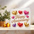 Happy Anniversary Card - 145mm x 145mm Square Greeting Card with Hearts, Blank Inside, Includes Kraft Envelope - Romantic Card for Wife, Husband, Couples