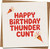 Happy Birthday Thunder Cunt Card – Funny Rude Birthday Card for Adults, 145mm x 145mm, Includes Kraft Envelope, Humour Greeting for Friends Him Her