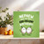 Nephew Birthday Card – Funny Egg-cellent Pun Green Square Greeting, 145mm x 145mm, Cute Cartoon Eggs, Blank Inside, Includes Kraft Envelope