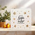 Fantastic Sister-in-Law Birthday Card, Gold Star Design, 145mm x 145mm Square Greeting Card with Kraft Envelope