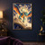 Teal dragon with outstretched wings flying forward from an ornate open book, surrounded by a gold-white portal and indigo library.; frame shown for styling only