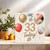 33rd Birthday Card – 33 Today With Love Balloons & Confetti – 145mm x 145mm Square Greeting Card with Kraft Envelope – For Him Her Friend Son Daughter Husband Wife