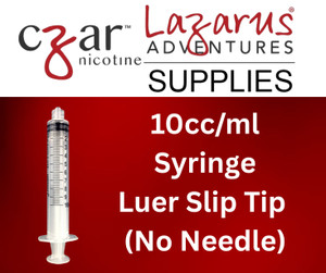 10cc/ml Syringe - Cannula Sold Separately. 10cc/ml Syringe - Cannula Sold Separately.