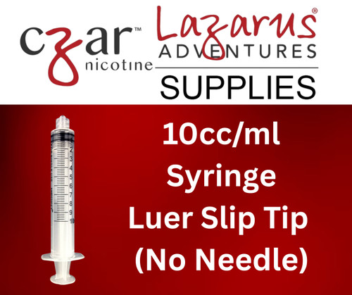 10cc/ml Syringe - Cannula Sold Separately.