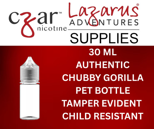 Authentic Chubby Gorilla Bottle Set
Includes Child resistant and tamper