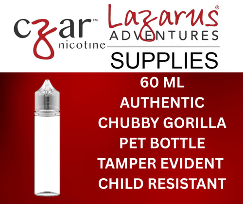 Authentic Chubby Gorilla Bottle Set
Includes Child resistant and tamper