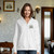 Irish Coat of Arms Full-Zip Hooded Sweatshirt - White
