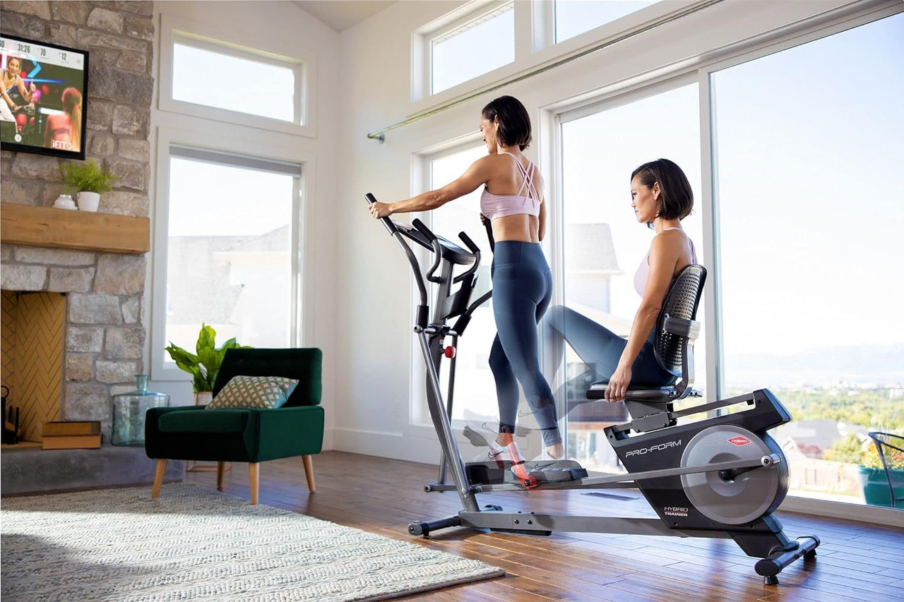 Elliptical Recumbent Bike Proform Hybrid Trainer Pro Elliptical