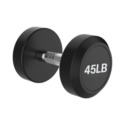 45LB Rubber Round Dumbbell