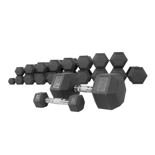 5-50 LB HEX Dumbbell Set