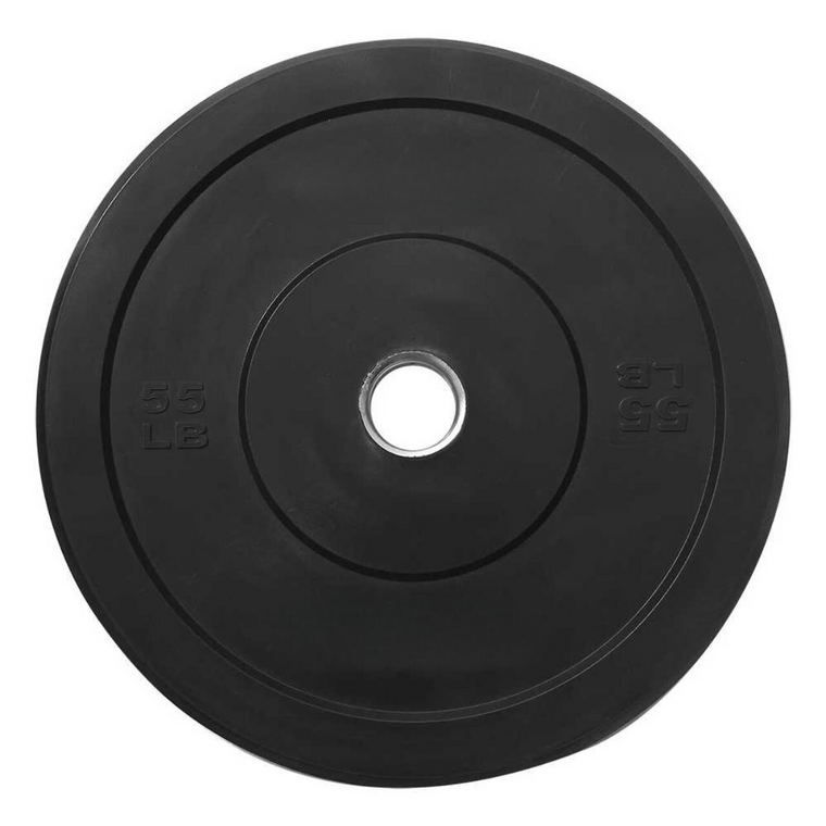 55LB Black Bumper Plate