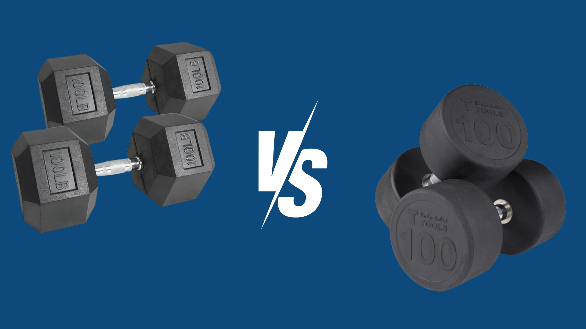Hex Dumbbells vs Round Dumbbells Solid Machines