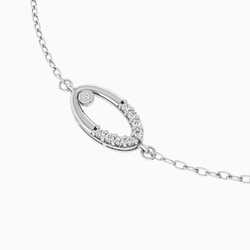 LIB44 - Oval Diamond Chain Bracelet in 18K Gold - 111302200016-2.jpg