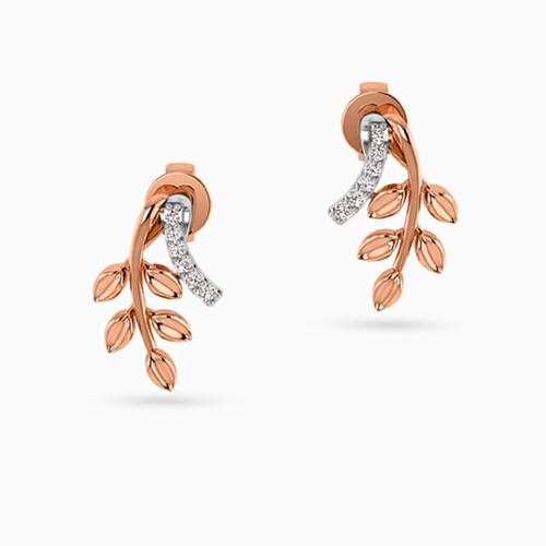 LIE31 - Leaf Diamond Stud Earrings in 18K Gold - 111202300022-1.jpg LIE31 - Leaf Diamond Stud Earrings in 18K Gold - 111202300022-1.jpg