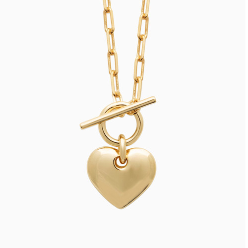 WN214 - Heart Gold Plated Necklace - 92204845-1.jpg
