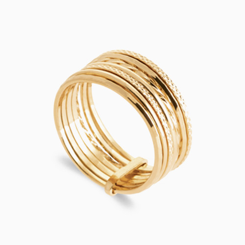 WR134 - Textured  Gold Plated Ring - 294510054-1.jpg