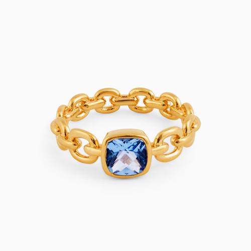 WR120 - Square Blue Stone Gold Plated Ring - 295126054-1.jpg
