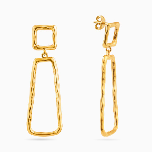 WE57 - Rectangle Gold Plated Drop Earrings - 23016000-2.jpg