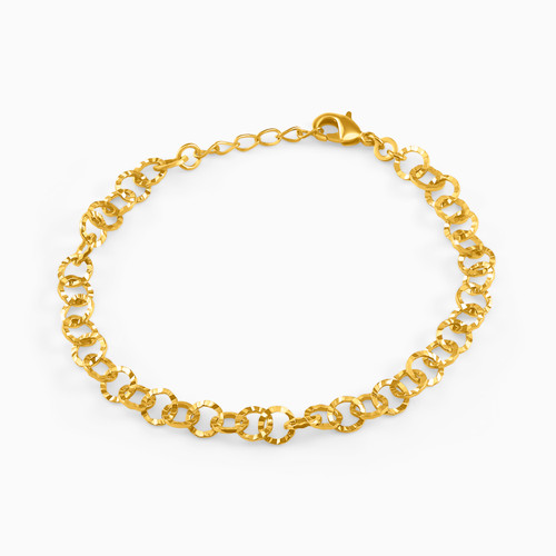 WB44 - Link Gold Plated Chain Bracelet - 29101718-1.jpg