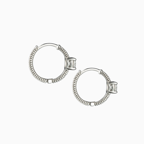WE1 - Circle Cubic Zirconia Sterling Silver Hoop Earrings - 1634610-3.jpg