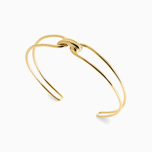 WB128 - Broad Gold Plated Cuff Bracelet - 92205058-1.jpg