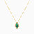 LIN524 - Marquise Diamond & Green Stones Necklace in 18K Gold - 121404120151-3.jpg