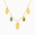 LIN449 - Oval Colored Stones Chain Necklace in 18K Gold - 111404180077-1.jpg