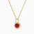 LIN584 - Lock Red Stone Necklace in 18K Gold - 111404130263-1.jpg