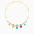 LIN680 - Triangle Colored Stones Chain Necklace in 18K Gold - 111404180093-2.jpg LIN680 - Triangle Colored Stones Chain Necklace in 18K Gold - 111404180093-2.jpg