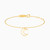 MLB124 - Crescent Chain Bracelet in 18K Gold - 21047140192-1.jpg