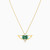 LIN616 - Eagle Green Stones Necklace in 18K Gold - 111405120283-3.jpg LIN616 - Eagle Green Stones Necklace in 18K Gold - 111405120283-3.jpg