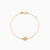 WB30 - Square Cubic Zirconia Gold Plated Chain Bracelet - 97353018-1.jpg