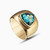 WR83 - Triangle Colored Stones Gold Plated Ring - 292436054-2.jpg