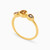 WR74 - Bow Colored Stones Gold Plated Ring - 292359054-2.jpg