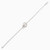WB3 - Circle Cubic Zirconia Sterling Silver Chain Bracelet - 87355118-3.jpg