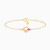 MLB387 - Flame Rose Stone Chain Bracelet in 18K Gold - 21047110261-1.jpg MLB387 - Flame Rose Stone Chain Bracelet in 18K Gold - 21047110261-1.jpg