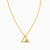 WN434 - Triangle Lab Grown Diamonds Gold Plated Necklace - MSP01205-4.jpg