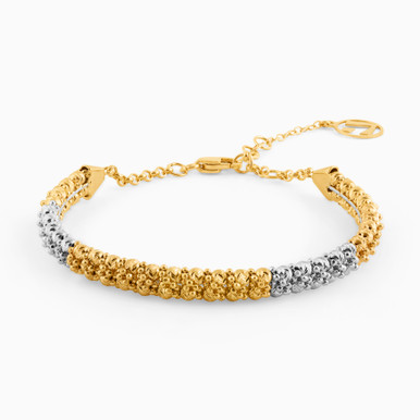 Beaded Chain Bracelet in 18K Gold - 21011020064