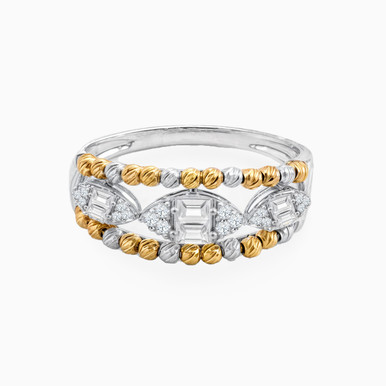 Marquise Cubic Zirconia Ring in 18K Gold - 21002020014