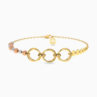 Circle Chain Bracelet in 21K Gold - 22010020198