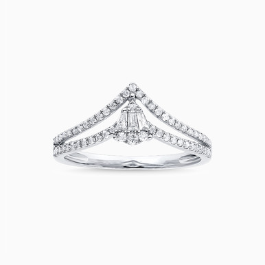 Tiara Diamond Eternity Ring in 18K Gold - KR701711 Tiara Diamond Eternity Ring in 18K Gold - KR701711