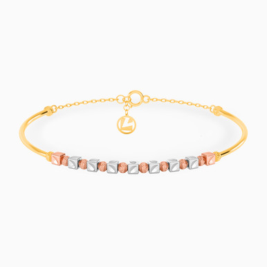 Beaded Chain Bracelet in 18K Gold - 21009020022 Beaded Chain Bracelet in 18K Gold - 21009020022