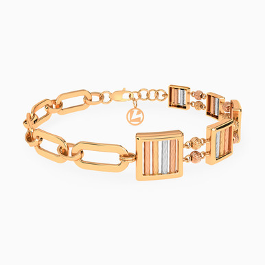 Links Chain Bracelet in 21K Gold - 22010110552 Links Chain Bracelet in 21K Gold - 22010110552