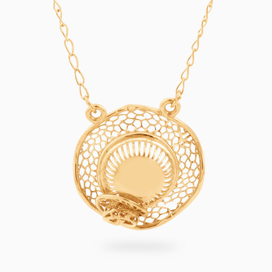 Circle Necklace in 18K Gold - 21046110037