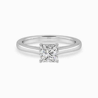0.75 CT Square Lab Grown Diamond Statement Ring in 18K Gold - KR607428A 0.75 CT Square Lab Grown Diamond Statement Ring in 18K Gold - KR607428A