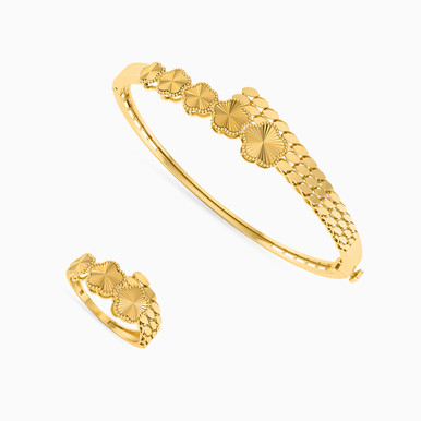 Circle Full Set in 21K Gold (2 Pieces) - 22011110708
